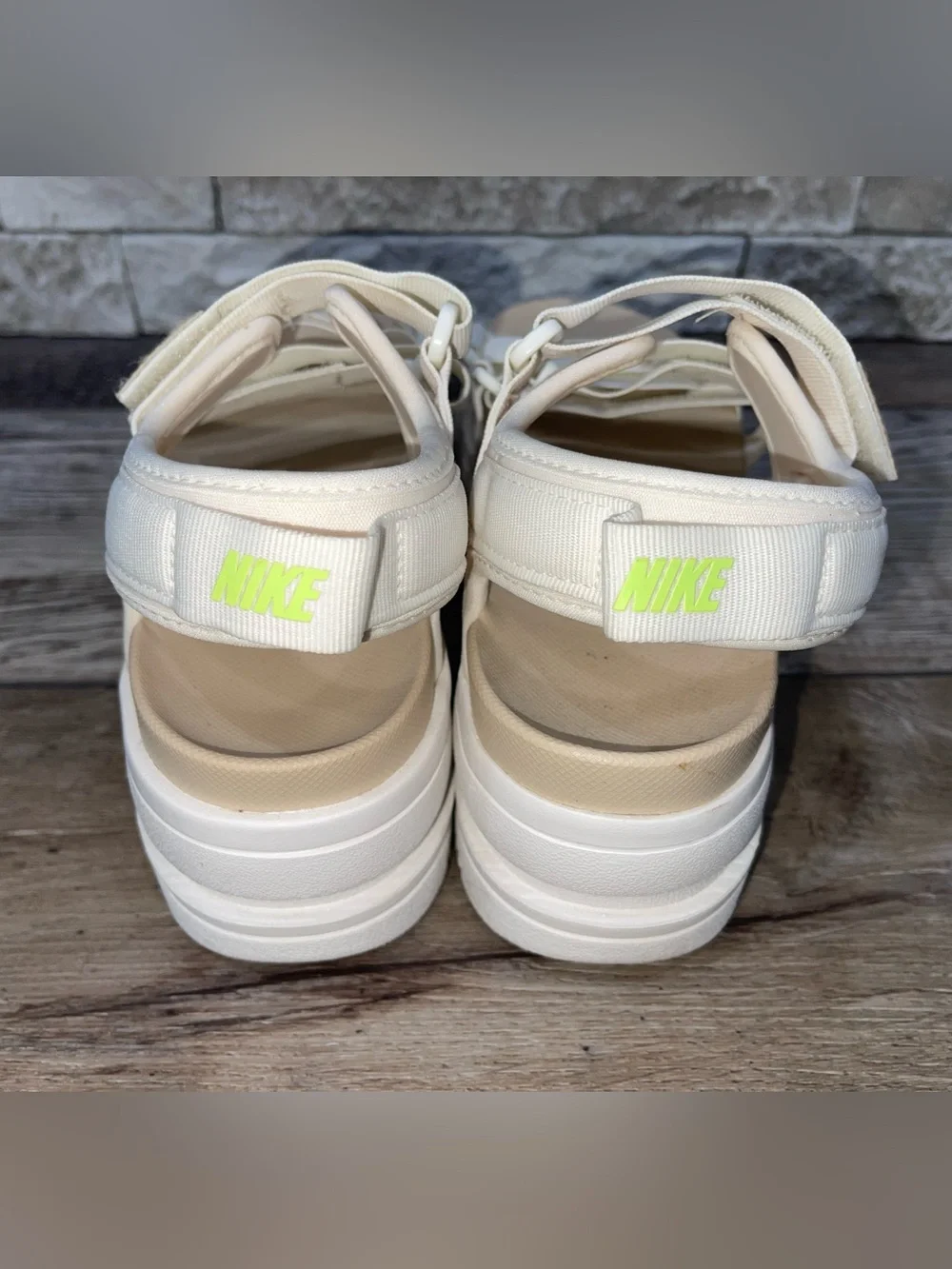 Nike Icon Classic Sandal Women's Platform Sandals DH0224-101 Size 7